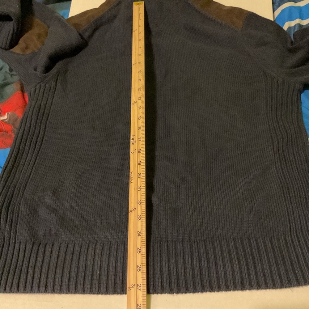 Tommy‎ Hilfiger Men’s 1/4 Zip Sweater XL Sherpa Lined Pullover - Picture 6 of 8